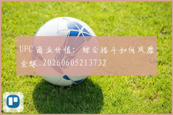 UFC 商业价值：综合格斗如何风靡全球_20260605213732