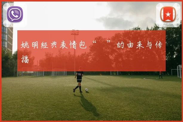 姚明经典表情包“囧”的由来与传播